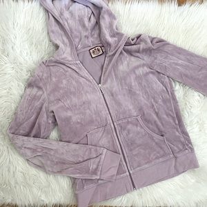 JUICY COUTURE Y2K LAVENDER TRACK TOP